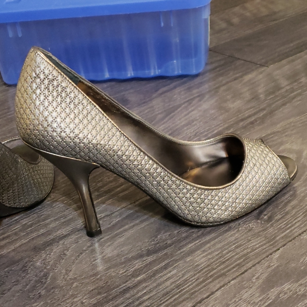 New Enzo Angiolini Eamaylie Peep Toe Pumps - Picture 4 of 7